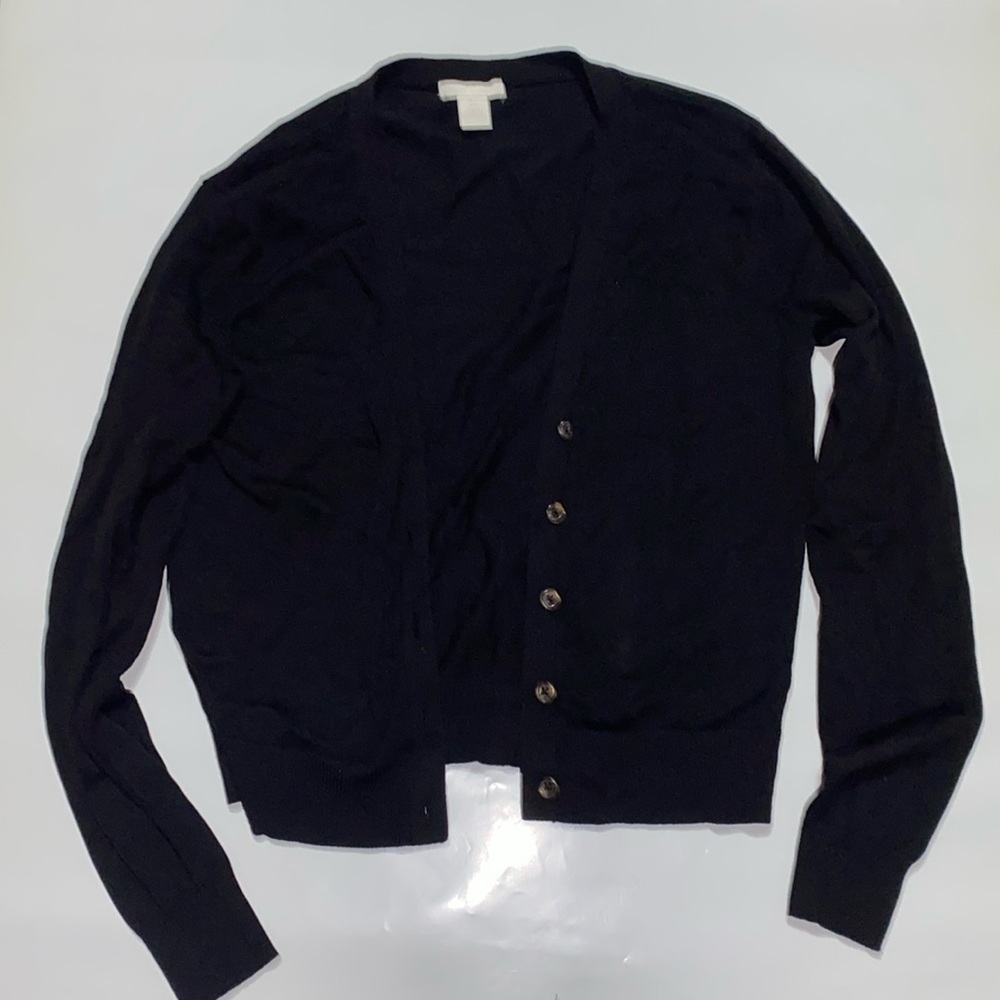 Black Button throw over